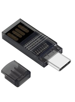 اشتري SYOSI Micro SD/TF Card Reader, USB C to Micro SD Memory Card Reader 2 in 1 OTG Adapter for Laptops, Tablets, Android Phones في السعودية