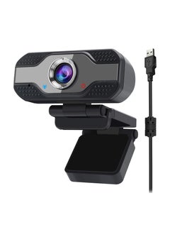 اشتري USB Camera with Microphone Plug Play Built-in Mic Full Ultra HD 1080P Web Camera Video Cam Video Calling Conferencing Streaming for Desktop Computer Mac Laptop MacBook في الامارات