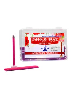 Buy Divineshree Saffron Rose Dhoop Incense Sticks - Aromatic and Natural Air Freshener in UAE