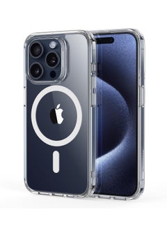 اشتري Protective Case Cover For Apple iphone 15 Pro 5G Clear في الامارات