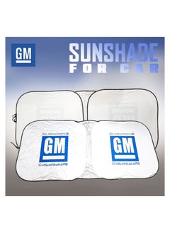 Buy G.M Car Sunshade UV Rays and Heat Protector Sun Visor Foldable Keep Your Vehicle Cool Blocks UV Rays, Car Windshield Sunshade in Saudi Arabia