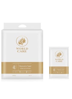 Buy Disposable Towels Rrom World Care, Size 100X50 cm,50 Pieces in Saudi Arabia