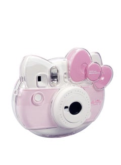 اشتري Protective Case Compatible with Fujifilm Instax Mini Hello Kitty Instant Film Camera/Crystal Hard Shell PVC Protective Cover Carrying Cover/with Adjustable Shoulder Strap -Clear في الامارات