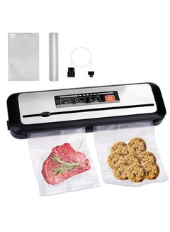 Buy INKBIRD Vacuum Sealer Machine with New PULSE Function Automatic Sealing for Food Preservation Dry & Moist Sealing Modes Built-in Cutter Starter Kit Stainless Steel Panel Compact Design in UAE