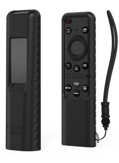 Buy For Silicone Samsung Remote Cover Compatible With Samsung 2023 Tm2360e Bn5901432a Tm2361e Bn59-01439a Samsung Smart TV Remote Case Shockproof Washable Dustproof AnitLost With Lanyard, Black in Saudi Arabia
