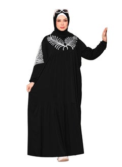 Buy Isdal material, leggings, with a veil, one size, suitable for 110 kilos for women in Egypt