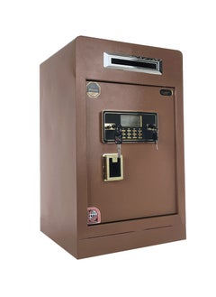 Buy Semi-armored safe with electronic lock and 2 keys and knob for enhanced security with drop slot to deposit money without opening the safe. H70*W42*D38CM 65KG in Egypt