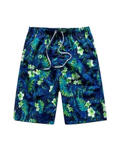 اشتري 1-Piece Men Swim Beach Shorts Quick Dry Swimming Trunks Drawstring Surfing Board Shorts Loose Boxers Short Pants في السعودية