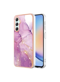 Buy Samsung Galaxy S24 Marble Case Cover with Anti-fingerprint Anti-drop Waterproof Comfortable Touch Feel back Cover Support Wireless Charging Camera Len Protector Non-Yellowing Shell in Saudi Arabia