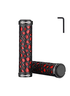 Buy Bike Handle Grips Non Slip Bike Grips Double Lock On Bicycle Handlebar Grips For Bmx Mtb Scooters Folding Bikes 22.2Mm in UAE