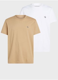 Buy 2 Pack Logo Crew Neck T-Shirt in Saudi Arabia