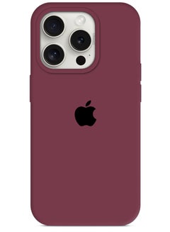 اشتري iPhone 15 Pro Max Case Silicone Case Cover Durable and Anti Scratch Back Cover Cherry في الامارات