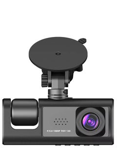 اشتري Dual Dash Cam with Night Vision for Cars, Front and Rear HD Recording, 170° Wide Angle, Built-in WiFi, Emergency Recording في الامارات