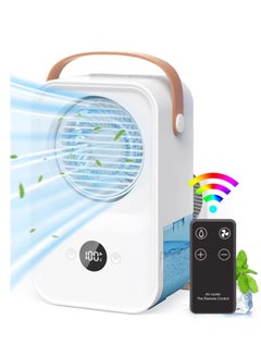 Buy Portable Air Conditioner with Remote Control Evaporative Air Cooler Personal Mini Air Cooler in UAE