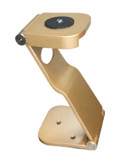 اشتري Projector Mount, Mini Adjustable Stand, Easy to Install and Remove, Portable Ceiling Shelf, Compatible with All projectors, Cameras, webcams 1/4 Screw Head (Gold ) في الامارات