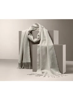 Buy Mens Scarf Flannel 180 x 30 cm, Beige in UAE