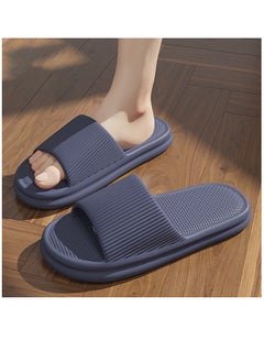 Buy Anti-odor slippers in summer, outdoor wearing, feeling of stepping on shit, thick-soled non-slip bathing couple slippers for man and women in Saudi Arabia