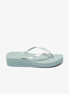 Buy Womens Solid Flip Flops with Flatform Heels in Saudi Arabia