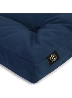 Buy Floor Tufted Velvet Cushion 60X40X10Cm in Saudi Arabia