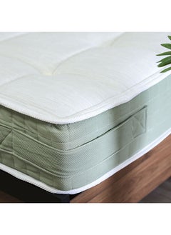 Buy Charcoal Foam With Pocket Spring Mattress Medium Firm Feel Super King Mattress Spine Balance For Pressure Relief 25 cm Thickness White Size L200xW200X 25 Cm in UAE