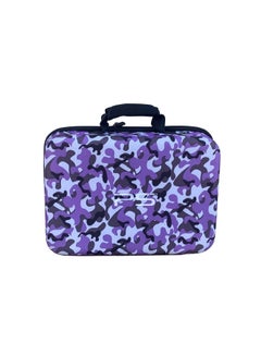 Buy Travel Handbag For PS5 Console Shockproof Shoulder Bag Purple Army in UAE