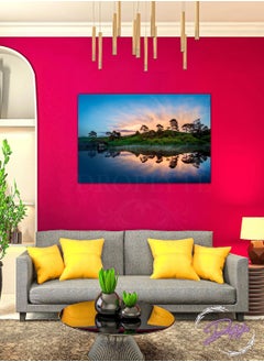 Buy Beautiful 3D Greenery Landscape Scene Decorative Wall Art Wall Decor Card Board MDF Home Decor  For Drawing Room, Living Room, Bedroom, Kitchen or Office  60CM x 40CM in Saudi Arabia