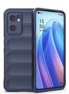 Buy UNBLACK Compatible With Oppo Reno 7 5G Magic Case Back Cover (Dark Blue) in UAE