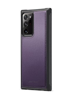 Buy CaseMe Phone Case Compatible with Samsung Galaxy Note 20 Ultra Luxury PU Leather Back Cover Cover Compatible with Samsung Galaxy Note 20 Ultra - Purple in Egypt