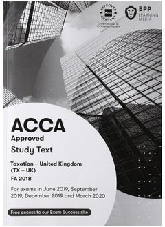 Buy ACCA Taxation FA2018: Study Text in UAE