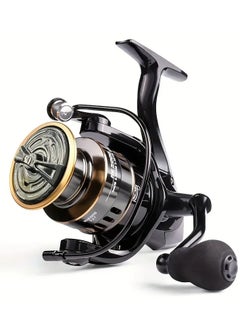 Buy 1pc 7000 Series 5.2:1 Gear Ratio 7+1 BB Spinning Reel, Stainless Steel Fishing Reel With 22Lb/9.98kg Drag For Freshwater Saltwater in Saudi Arabia