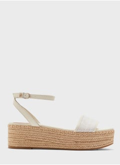 Buy Woven Platform Wedge Sandals in UAE