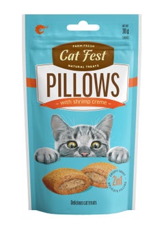 Buy Cat fest Treats - Cream Pillows Cat Treats with Shrimps  (30g) in Saudi Arabia