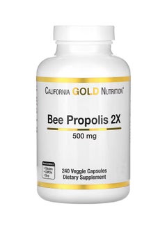 Buy Bee Propolis 2X Concentrated Extract 500 mg 240 Veggie Caps in Saudi Arabia