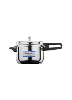 Buy Butterfly BL-5L Blue Line Stainless Steel Outer Lid Pressure Cooker, 5-Liter in UAE