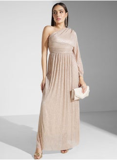 Buy One Shoulder Shimmer Dress in Saudi Arabia