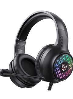 اشتري X7 Pro سماعات رأس سلكية للألعاب فوق الأذن مع سماعة رأس ميكروفون للألعاب ل PS4 / PS5 / XOne / XSeries / NSwitch / PC في الامارات