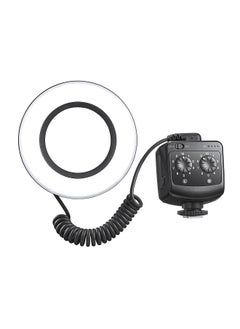 اشتري Macro LED Video Light Professional Photography Fill Light 72PCS LED Beads Color Temperature 5600K 10 Levels of Adjustable Brightness with 49mm-77mm Adapter Ring for Camera Macro Photography في الامارات