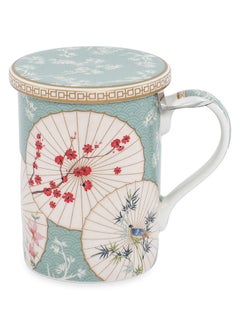 اشتري Oriental Dreams Mug with Lid, Multicolour - 350 ml في الامارات