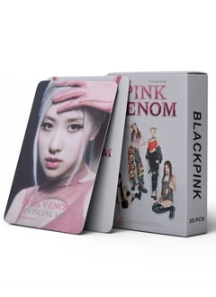 Buy 55-Piece Blackpink  2022 New Album PINK VENOM Lomo Card in Saudi Arabia