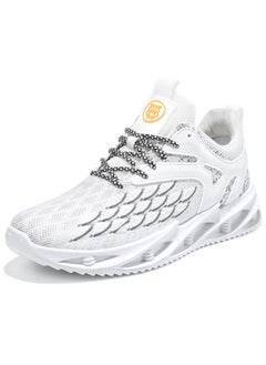 Buy Men's Walking Shoes Lightweight Breathable Flying Woven Mesh Upper Casual Jogging Shoes Men Tennis Shoes Workout Footwear Non-Slip Gym Sneakers for Men in Saudi Arabia