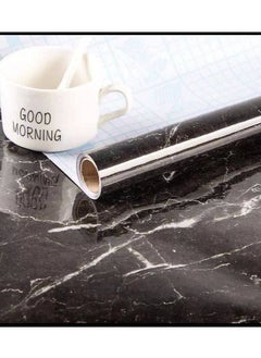 اشتري Marble Adhesive Sticker Roll - Self-Adhesive Vinyl Wrap for Home and Furniture Decoration في مصر