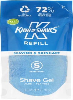 اشتري Sensitive Shave Gel Refill Pouch 200ml في الامارات