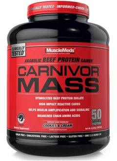 Buy Carnivor Mass Gainer Beef Protein Isolate Shake Cookies And Cream in UAE