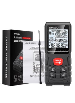 اشتري Intelligent Laser Rangefinder Digital Laser Distance Meter with Single Continuous Volumes Area Pythagoras Measurement Modes Adjustable Function IP54 Waterproof في السعودية