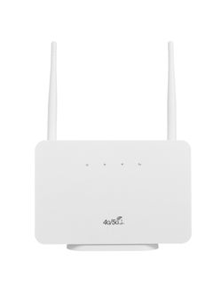 Buy 4G Wireless Router LTE CPE Router 300Mbps Wireless Router with 2 High-gain External Antennas SIM Card Slot UK Plug in Saudi Arabia