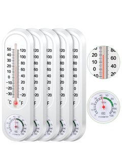 Buy Indoor Outdoor Thermometer, Wireless Temperature, Humidity Gauge Monitor Room Thermometer, Wall Thermometer for Home in Saudi Arabia