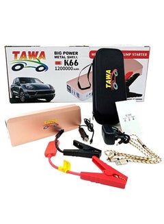 Buy TAWA Mini Portable Car Jump Starter 1200000 mAh Emergency Multi-Function USB Power Bank Battery Charger Jump Starter in Saudi Arabia