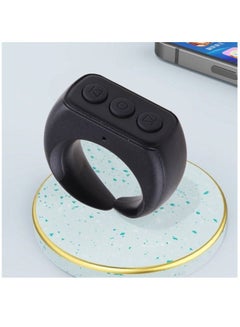 Buy Multifunctional Remote Control Ring Mobile Phone Bluetooth-compatible Fingertip Flipping Device Mini Video Controller in UAE