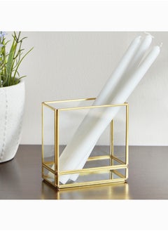 Buy Verity Metal Candle Holder 12 x 12 x 6 cm in Saudi Arabia