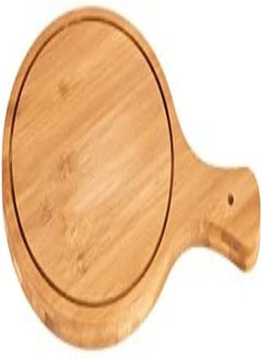 Buy Akdc Wooden Serving Tray 37Cm X 26Cm X 1Cm Light Brown in UAE